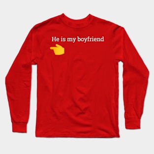 boyfriend couple Long Sleeve T-Shirt